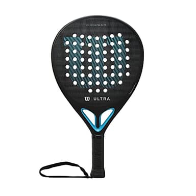 Wilson Ultra Elite V2 Padel Racket, Fibreglass/EVA, 361 g, Black/Blue, WR066911U2
