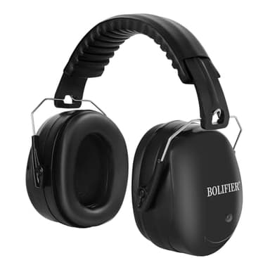 BOLIFIER Ear Defenders for Adults, SNR 33dB Adult Ear Defender Noise Cancelling Headphones, Adult Hearing Protection Safety Ear Protectors Sensory Headphones for Autism Shooting Mowing Construction