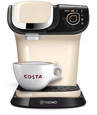 Tassimo Bosch My Way 2 TAS6507GB Coffee Machine, 1500 Watt, 1.3 Litre - Cream