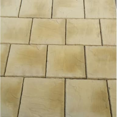 Concrete 600 x 600 Paving Slabs in Cotswold Buff (DELIVERY EXCEPTIONS)