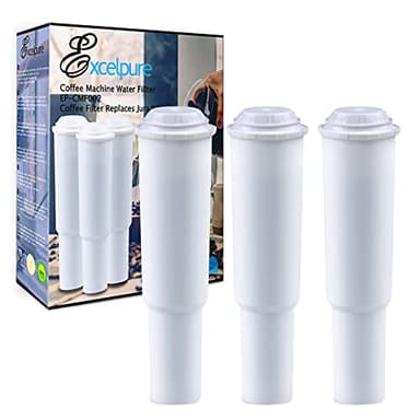 3-Pack Coffee Machine Water Filter Replacement compatible with Jura Clearyl White, Jura 7520, 64553