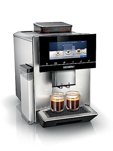 SIEMENS TQ905GB3 EQ900 Fully Automatic Coffee Machine, Stainless Steel with 6.8 inch iSelect Display, Various System Options and Home Connect App