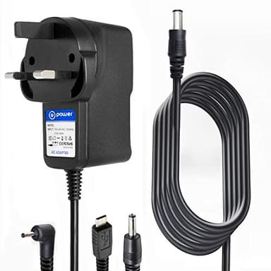 T POWER (Long Cable Ac Dc adapter for V-TECH Cordless Phone Answering System (CS, DS SERIES Phone Base) Cordless Headset CareLine Home Telephone and Personal Communication System