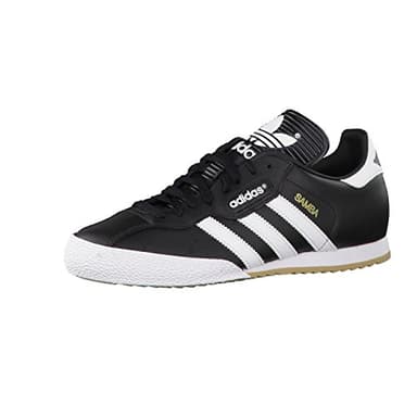 adidas Samba Super, Men's Trainers, Black (Black/Running White Footwear), 8.5 UK (42 2/3 EU)