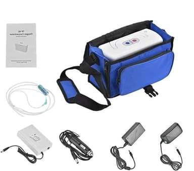 Kadxyan Oxygen Machine, 3 L/min Oxygen Machine, Portable Oxygen Generator, Small Oxygen Concentrator O2 Generator for Home and Travel Use Car Air Purifier