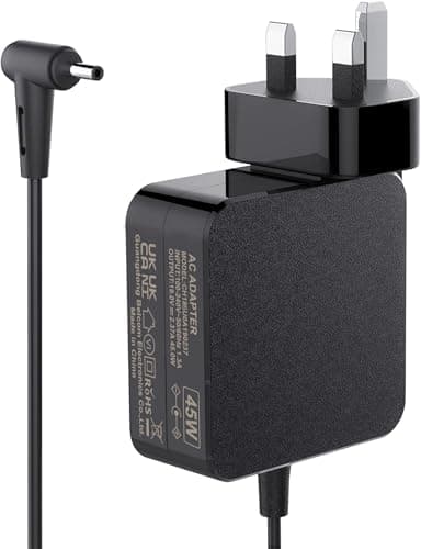 Asus Laptop Charger 45W 19V Power Supply Adapter for ASUS Vivobook 14 15 S14 S15 E203M E406M E410M X540S X540L X540UA X540SA X553M X553S X556U, Zenbook 13 14 15 UX303U UX305 UX305C UX330U UX430U