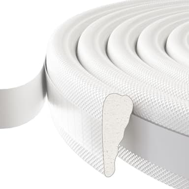 Draft Excluder for Doors and Windows,Draught Excluder Tape,Door Draft Excluder Tape Window Insulation Foam Seal Strip,Window Draft Excluder Door Soundproofing Sealing Weather Strip（White,300CM）