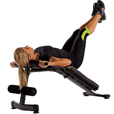 Marcy Eclipse UB3000 Foldable Utility Bench with Fitness Handles, 135kg capacity