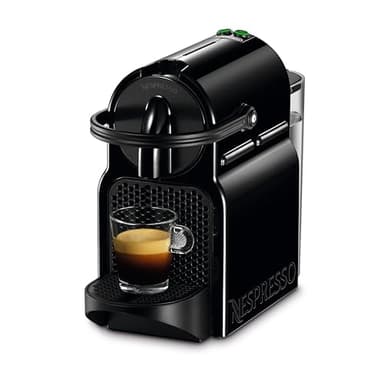 Nespresso DeLonghi EN 80.B - Inissia Capsule Coffee Pod Machine - Auto Brew Stop, fast Heat-up, auto Off - 0.8 Liters, 19 Bar - incl. 7 Pods - black