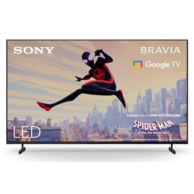 Sony BRAVIA, KD-43X80L, 43 Inches, LED, Smart TV, 4K HDR, Google TV, ECO PACK, BRAVIA CORE, Narrow Bezel Design