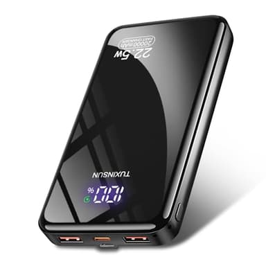 Power Bank 20000mAh, PD3.0 QC4.0 22.5W Fast Charging PD20W USB C PowerBank Portable Charger With LCD Display 3 Outputs & 2 Inputs For Smartphones Smartwatch and More