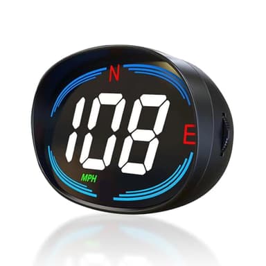 SinoTrack 2025 New HUD GPS Speedometer Universal Car Heads-up Display 2.7inch MPH Speed Meter with Compass Over Speed Alarm for All Vehicle USB Connect Plug and Play