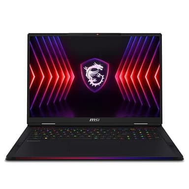 MSI Raider 18 inch 16:10 UHD+ 120Hz Gaming Laptop - (Intel Core i9-14900HX, NVIDIA GeForce RTX 4070, 32GB RAM, 2TB SSD, Windows 11 Pro) - Core Black
