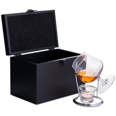 bar@drinkstuff Deluxe Cognac & Brandy Warmer Set, DS12152, Single