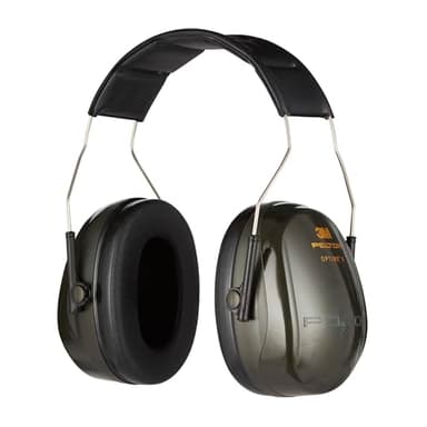 3M Peltor Optime II Comfort Earmuffs H520AC1, Ear Defenders Adults, Comfortable Fit with Reduced Pressure, Hearing Protection against noise levels in the range of 94-105 dB (SNR: 31 dB), black