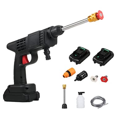 Goolsky Cordless Pressure Washer, 150PSI Portable Pressure Cleaner Handheld with Battery and Charger 24V 1500mAh Rechargeable Battery Electric Pressure Washer for Washing Cars, Watering Flowers