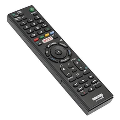 Universal Replacement Remote for Sony TVs – Compatible with All Sony Televisions (LED, LCD, Plasma) – Ideal TV Replacement Remote with Same Functions – Black (Pack of 1)