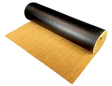 Grandismo Heavy Duty Coir Entrance Matting - Indoor/Outdoor - 1m or 2m Width - Cut To Size - Heavy Duty Tough Fibres - Hallway, Foyer, Lobby,Reception, Door Mat, Roll (1metre, 1metre)