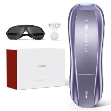 IPL Hair Removal Device, Ulike Air 10, 15.6℃ Patented Sapphire Ice Cooling, Dual Lights for Double Efficiency, Skin Sensor & SHR Mode* for Painless Experience, IPL Hair Remover from Home