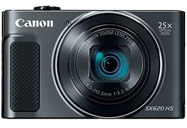 Canon PowerShot SX620 HS 20.2 MP Digital Compact Camera (3 Inch Display, 25 x Optical Zoom, Wi-Fi, NFC, Full HD Video) - Black (Renewed)