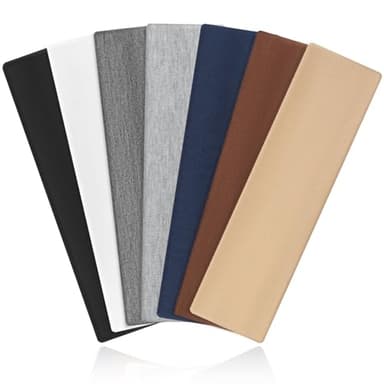 Tumurup Headbands for Women's Hair, 7 PCS Elastic Hair Band Soft Head Band Fashion Headband for Running Yoga Makeup