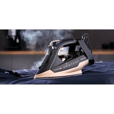 High Power 3100W Steam Iron - Features: 3100W High Power For Maximum Efficiency, Ceramic Non-stick Soleplate, 380ml Large Capacity Water Tank, 200g/min Verticle Steam Burst