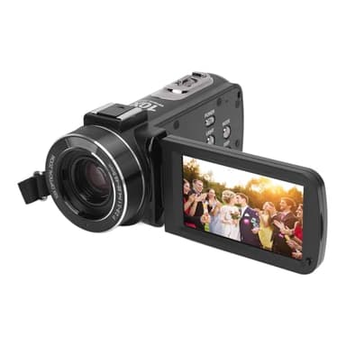 Video Camera Camcorder, HX-Z88 4K 30MP UHD 10X Zoom Digital Camera Recorder with 2'' Rotatable IPS Touch Screen, Portable Handycam Camcorder with Remote Control and Battery