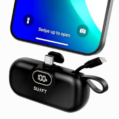 Mini Power Bank USB C 3750mAh, 22.5W PD Fast Charging, Small Portable Powerbank Battery Pack, Mobile Phone Charger Compatible with iPhone 15/14/13/12/11 Pro,Max,XR,X,8,Plus,Airpods Pro Samsung Phones