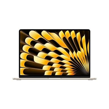 2023 Apple MacBook Air with Apple M2 Chip (15-inch, 8GB RAM, 256GB SSD Storage) (QWERTY English) Starlight (Renewed)