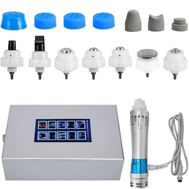 GAYAYAS Shockwave Therapy Machine, ED Treatment and Relieve Pain, for Home and Massage Parlours with 7 Massage Head
