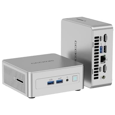GEEKOM AE7 Mini PC - with AMD Ryzen 9 7940HS(8 cores 16 threads,up to 5.2 GHz), Mini Computer 32GB DDR5 1TB SSD, Mini PC Window 11 Pro | USB 4 | WiFi 6E | BT5.2 | for Gamers, Design, Business