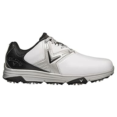 Callaway Men's M585 Chev Comfort Golf Shoe, White Black, 9 UK