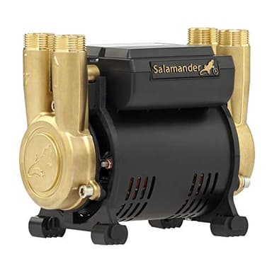 Salamander CTFORCE 30PT 3.0 Bar Brass Twin Impeller Shower Pump + Hoses