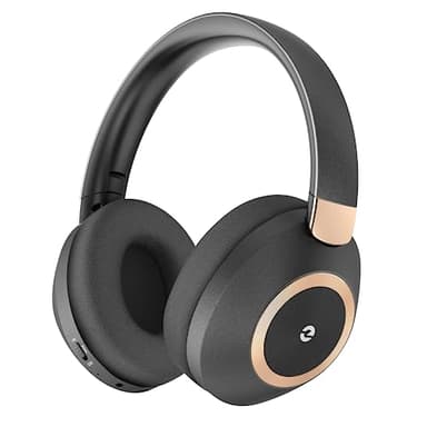 Active Noise Cancelling Headphones, 100H Playtime Headphones Wireless Bluetooth, Bluetooth Headphones with Microphone, Over- Ear Wireless Headphone with Deep Bass,Fast Charging for Travel,Office,Home