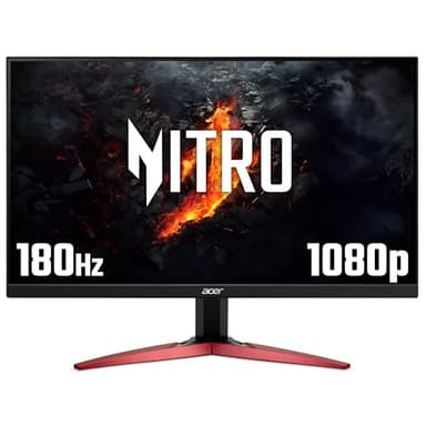 Acer Nitro KG241Y S3 24-inch Gaming Monitor - VA Panel, 1920 x 1080, 4ms, 180Hz, FreeSync Premium, HDR 10, DP, HDMI
