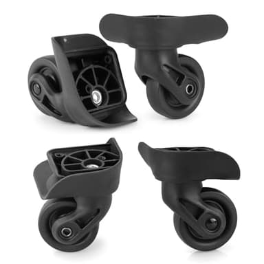 Volein 2 Pairs Suitcase Replacement Wheels Spinner Luggage Replacement Wheels Spare Suitcase Casters with 2 Screw Holes(V237)
