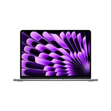 Apple 2024 MacBook Air 13-inch Laptop with M3 chip: 13.6-inch Liquid Retina Display, 16GB Unified Memory, 256GB SSD Storage, Backlit Keyboard, 1080p FaceTime HD Camera, Touch ID; Space Grey
