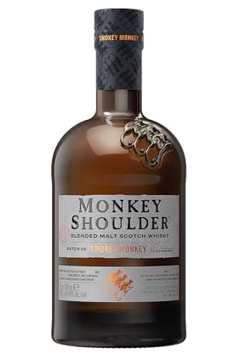 Monkey Shoulder Smokey Monkey Blended Malt Scotch Whisky , 70cl , 40 Percent ABV , Iconic Taste with Dry Peaty Notes, Creamy Sweetness, and Spice