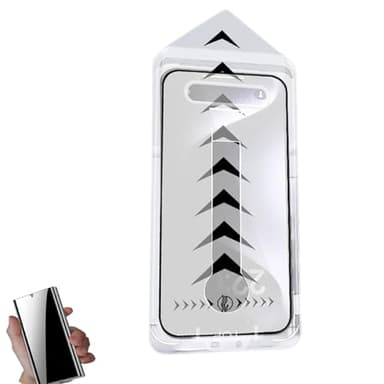 KEYGEM Whatopa silk Screen Dust-Free Room Tempered Film for Samsung, 2025 New Premium Tempered Glass for Samsung S24 S23, 2025 New for Samsung Invisible Screen Protector (privacy,forS24)