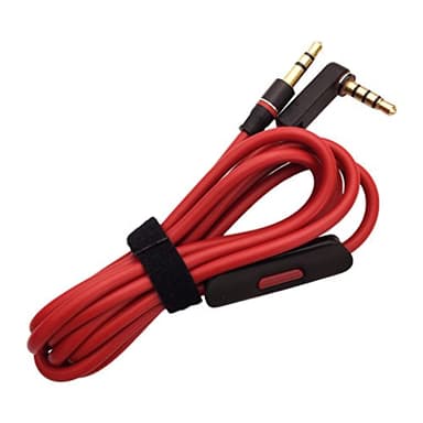 Replacement Control Talk Mic Cable Audio For Beats Monster Dr Dre Solo/Solo HD/Studio/Mixr/Detox/Pro Headphones