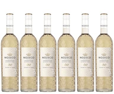 Nozeco - Still Chardonnay, Aromatised Drink made from alcohol-removed White Wine - - Vegan - Case of 6 (6 x 0.75 L)
