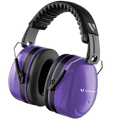 Vanderfields Ear Defenders Adults, 33dB Certified UKCA, Ear Protection for Work, Noise Cancelling Ear Defenders for Autism, DIY, Mowing, Construction, Shooting, Ear Protectors, Sensory Headphones