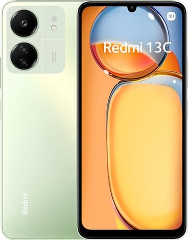Xiaomi Redmi 13C Smartphone 4GB+128GB, Clover Green (UK Version + 2 Years Warranty)