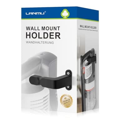 LANMU Wall Mount for Shark Vacuum Cleaner,Wall Bracket Holder Accessories for Shark IZ201UK,IZ202UK,IZ300UK,Handheld CH951,Dyson V7 V8 V10 V11 V12 V15 Outsize Vacuum Cleaner