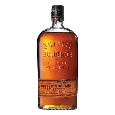 Bulleit Bourbon Frontier Whiskey | 45% vol | 70cl | American Bourbon Whiskey | Iconic Frontier Inspired Bottle | for Cocktails and American Drinks | Subtle & Complex