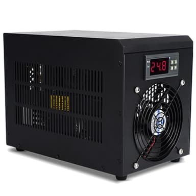 Aquarium Chiller Water Cooler 60L/160L/300L Fish Tank Pump Kit Aquarium Cooler,for Fresh/Salt Waterweeds/Fish Tank,60L/16GAL