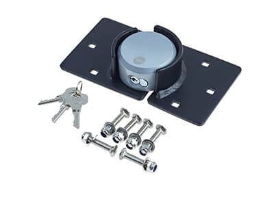 Yale Van Lock - Maximum Security - Corrosion Resistant - Suitable for Vans, Sheds, Garages Black/Silver