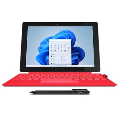 GEO GeoPad 110-10.1" Touchscreen 2-in-1 Laptop/Tablet Intel Celeron N4020 4GB RAM 128GB SSD with Detachable Keyboard, Pen and MS Office 365 Personal Windows 11