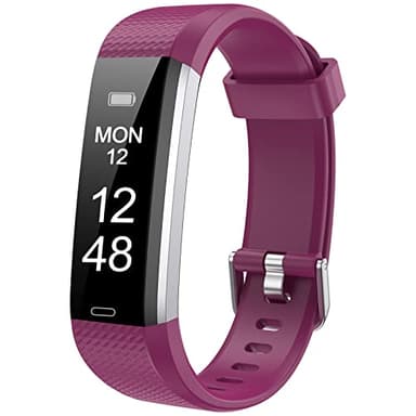 Runlio Fitness Tracker with Sleep Monitor, Activity Tracker with Step and Calories Counter, IP67 Waterproof Fitness Watch with Pedometer, Stopwatch for Women Men (Purple)