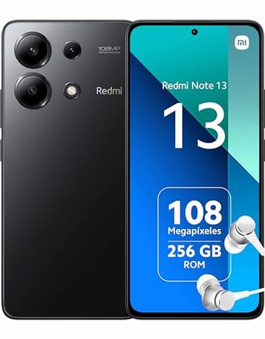 Xiaomi Redmi Note 13 8+256GB - Unlocked for All Carriers - Black (UK Version + 2 Years Warranty)